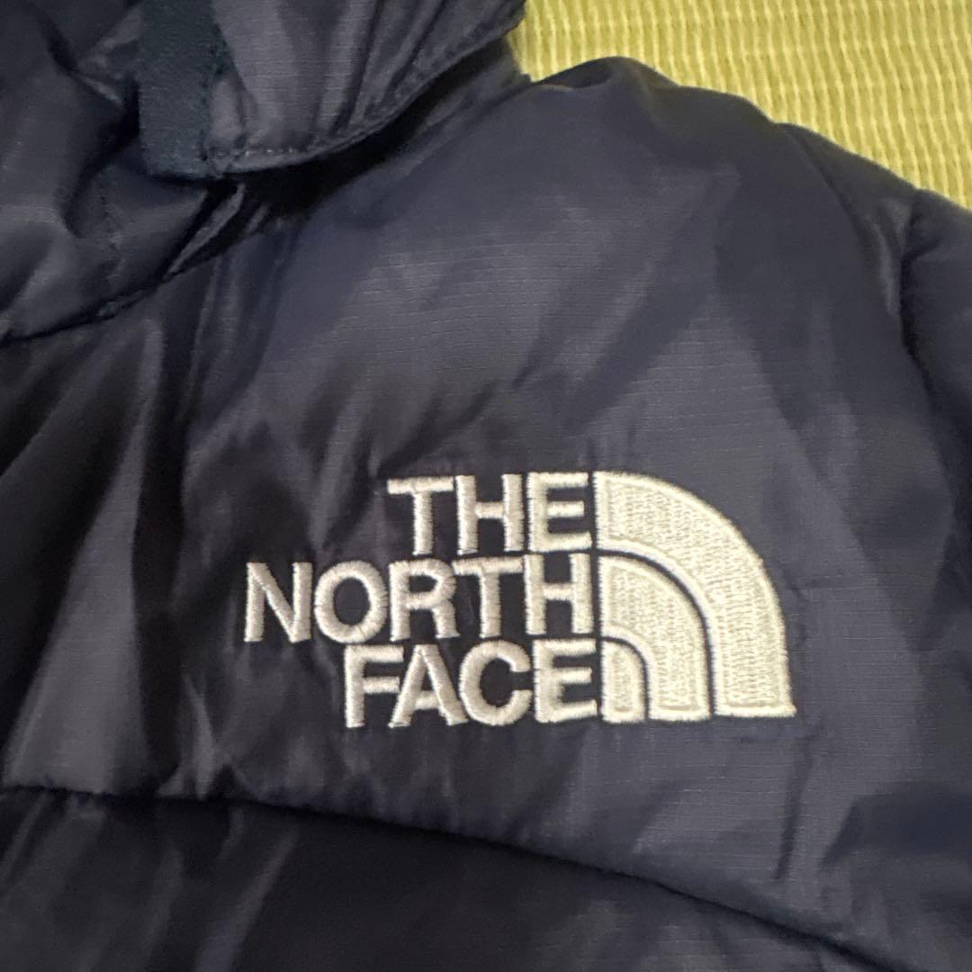 THE NORTH FACE フード付きダウンジャケット 90 ネイビー