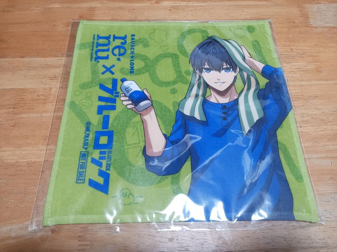 【当選品】　ブルーロック × renu 潔世一 書き下ろしハンドタオル