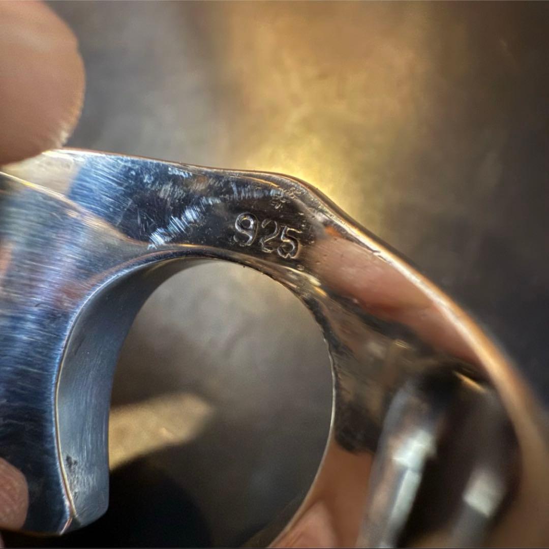 SILVER925 HORSESHOE DESIGN BIG RING/リング