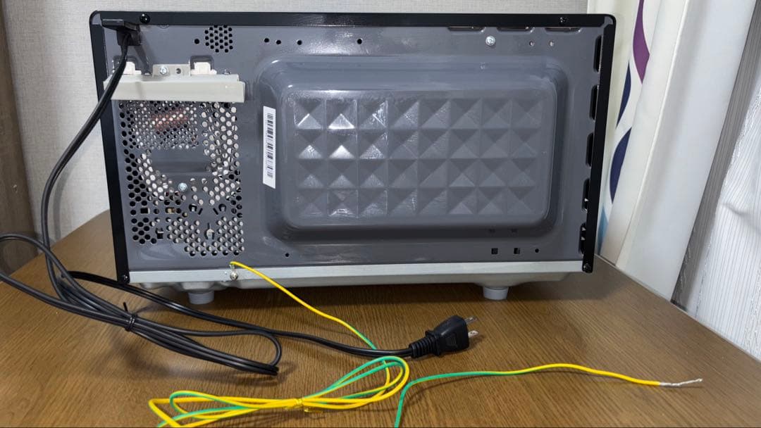 【美品】シロカ 電子レンジ ・18L・フラット ブラック OB-R18F1K