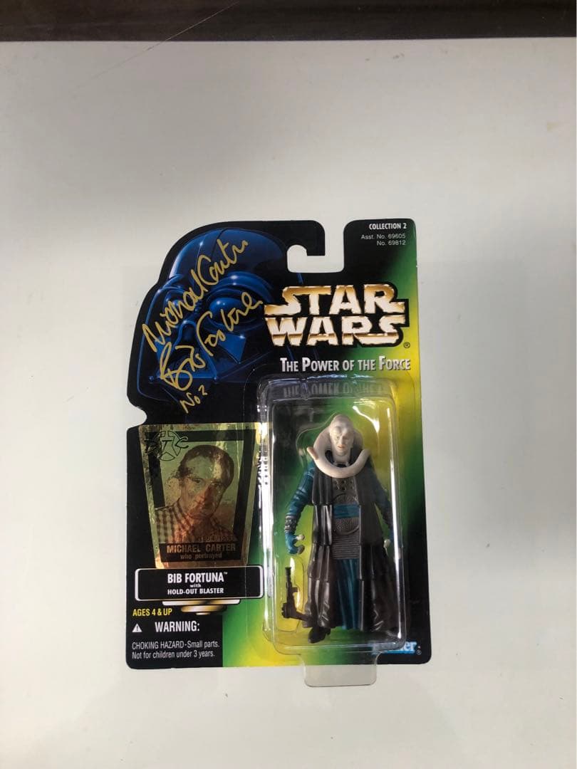 スターウォーズ　サイン入りフィギュア 入り　ビブフォーチュナ　3体