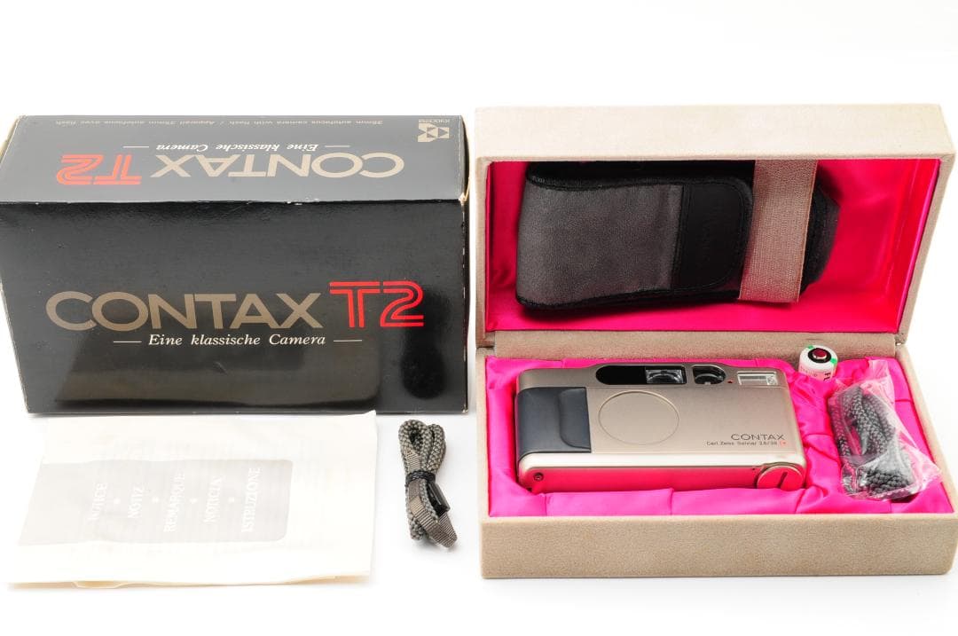 d*3様 【訳アリ　元箱・ケース付き】 コンタックス CONTAX T2 チタン