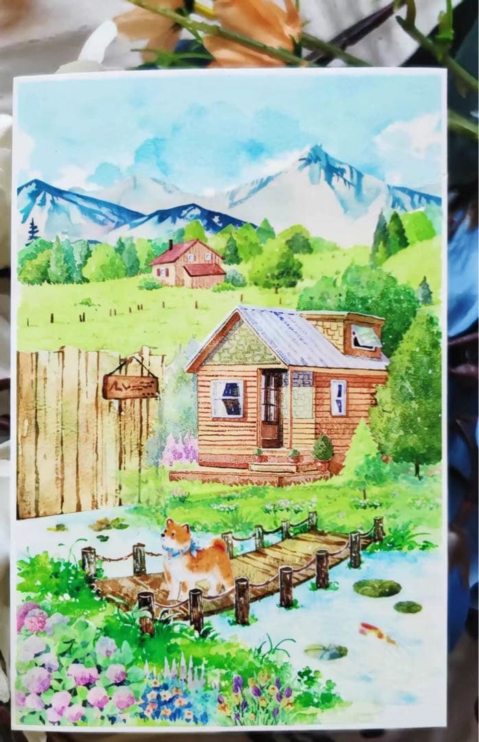 海外マスキングテープ巻売り 野遊 風景マスキングテープ 人物マステ