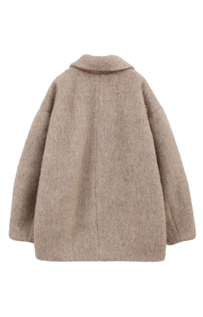 【新品・未使用】MANOF シャギー shaggy cocoon coat