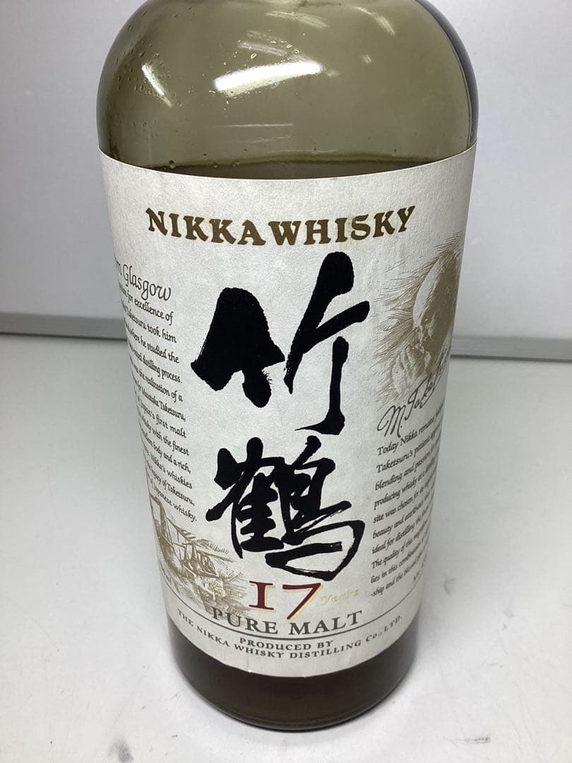 l*0様 Nikka 竹鶴 17年 ピュアモルトウイスキー 700ml 液減りあ