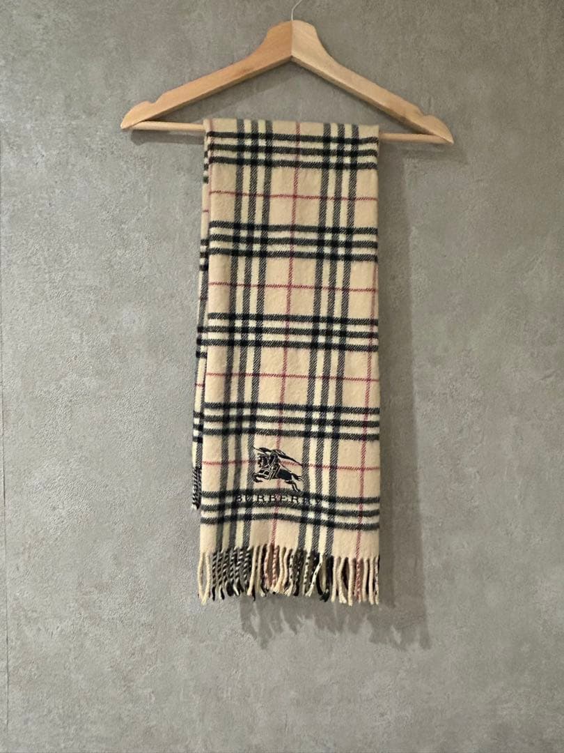 Burberry 大判 ノバチェック 膝掛け マフラーストール