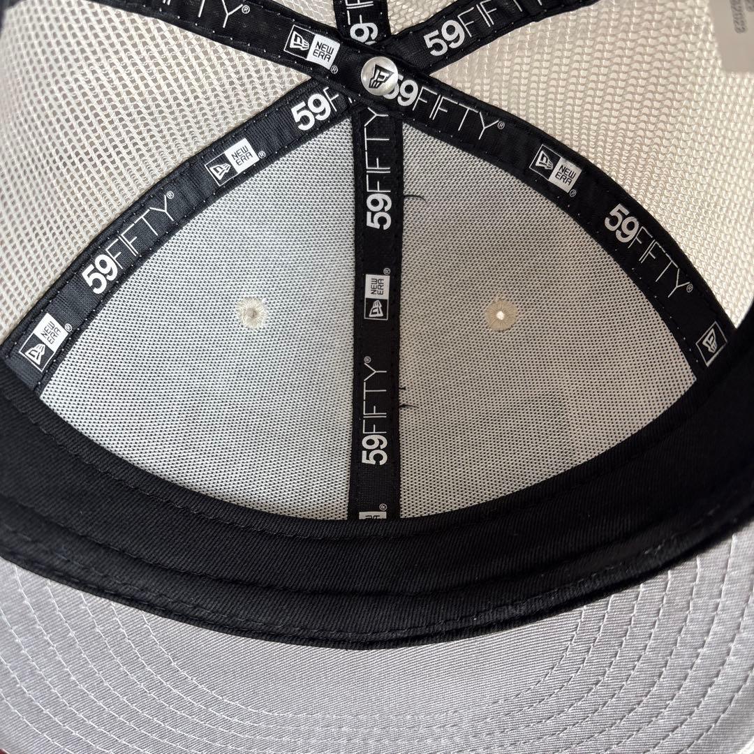 supreme×NEWERA メッシュキャップ 57.7cm 簡易鑑定済み