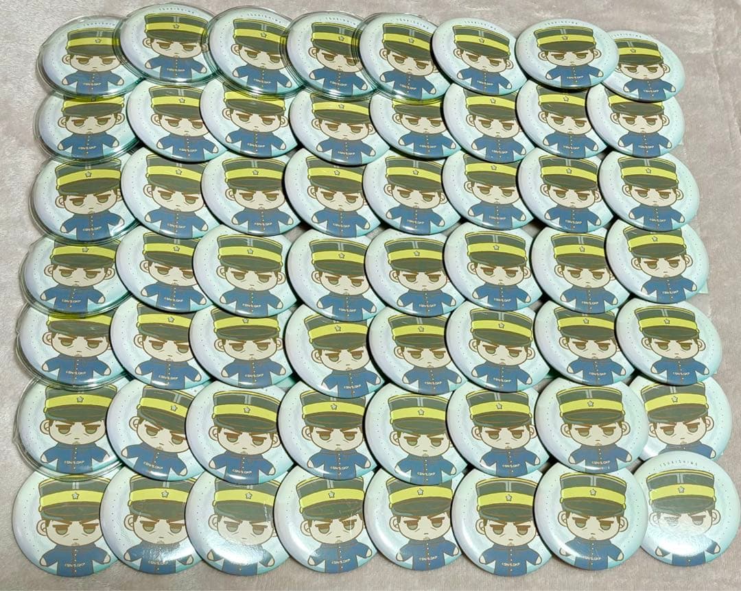 ゴールデンカムイ　月島基　月島軍曹　セガラッキーくじ　缶バッジ