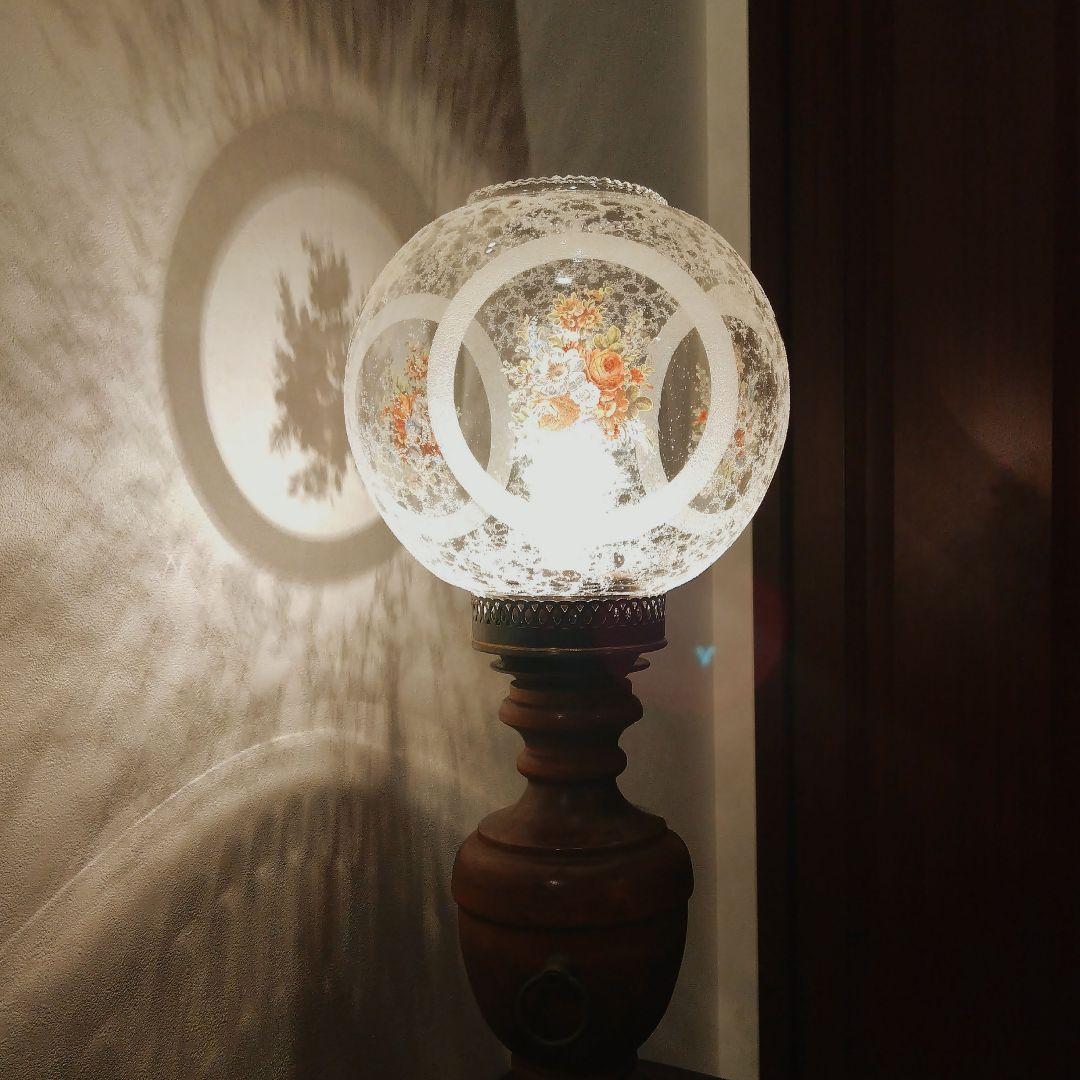 【イタリア製】アンティーク調 ヴィンテージ ライト ランプ テーブルランプ 照明