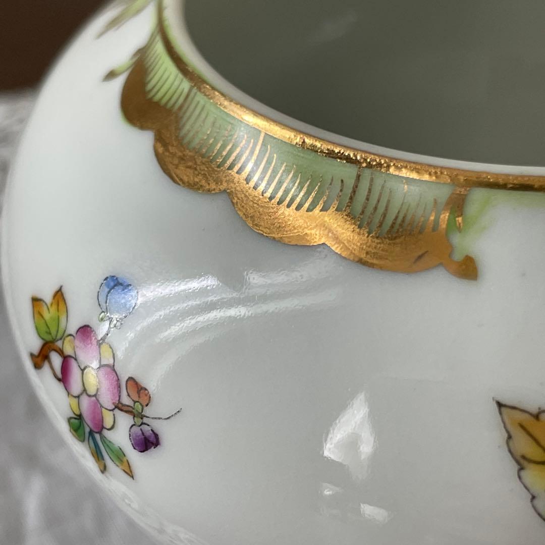 【レア】開窯125周年　ヘレンド　ボンボニエ―ル　ヴィクトリア　ブーケ