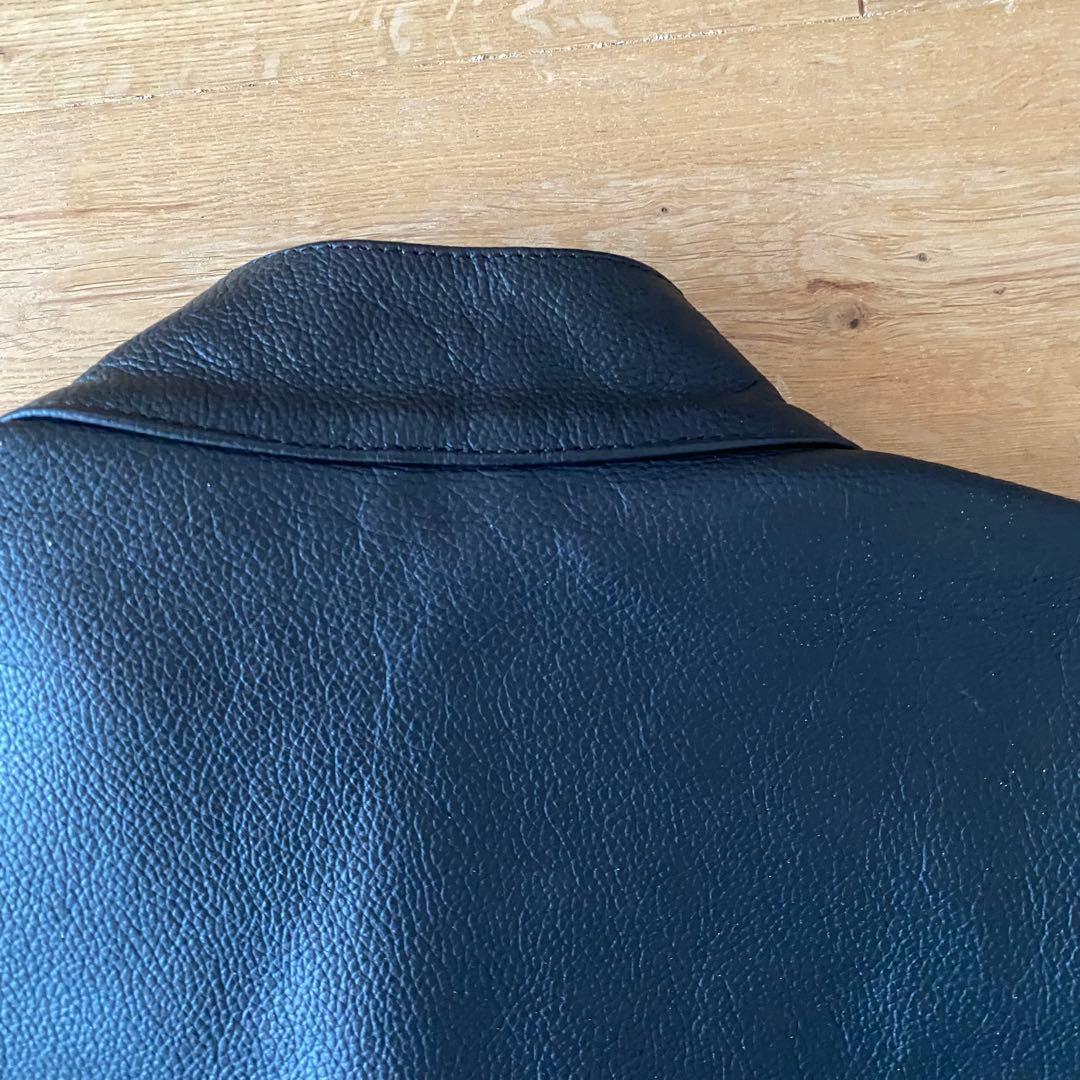 カウレザー　rookie leathers シングルライダース 革ジャン 牛革