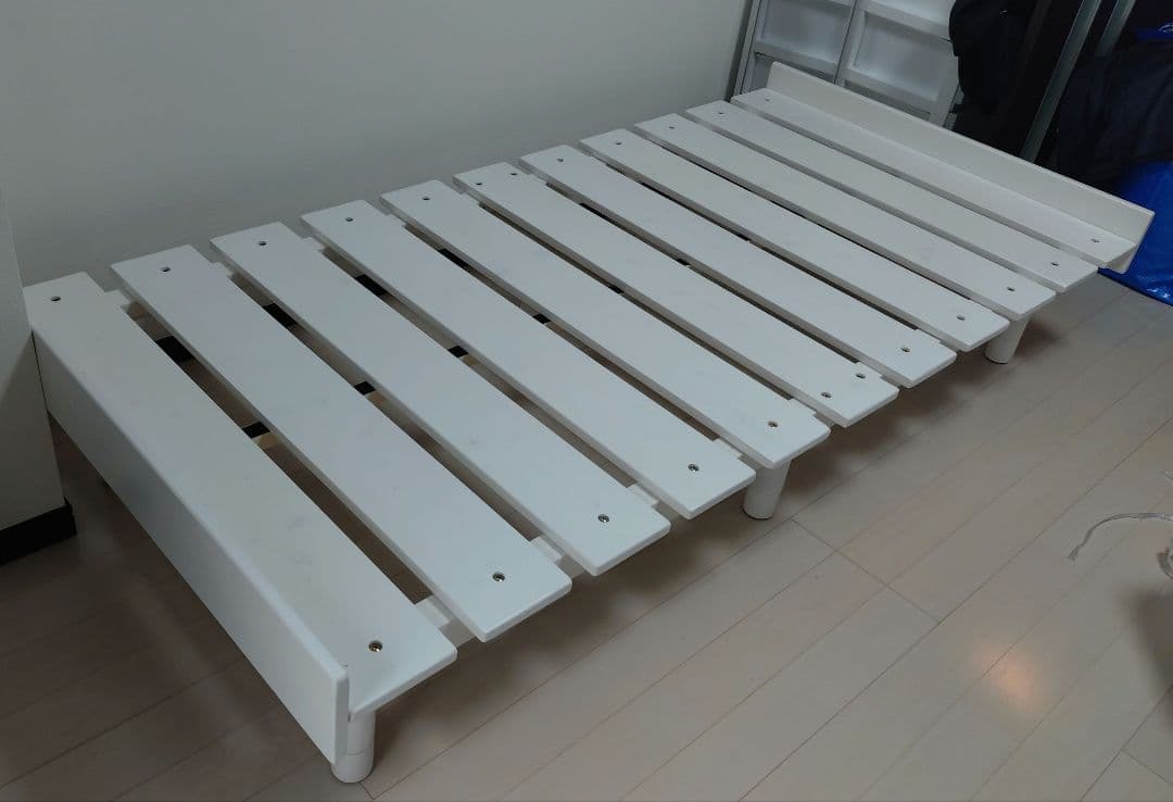 マーヴィン　すのこベッド　シングル　ホワイト