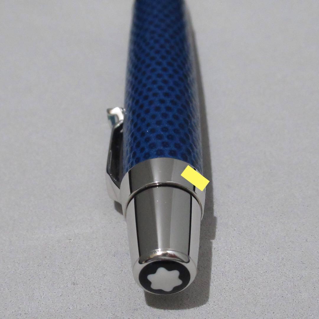 モンブラン ボールペン ボエム シャークスキン ブルー