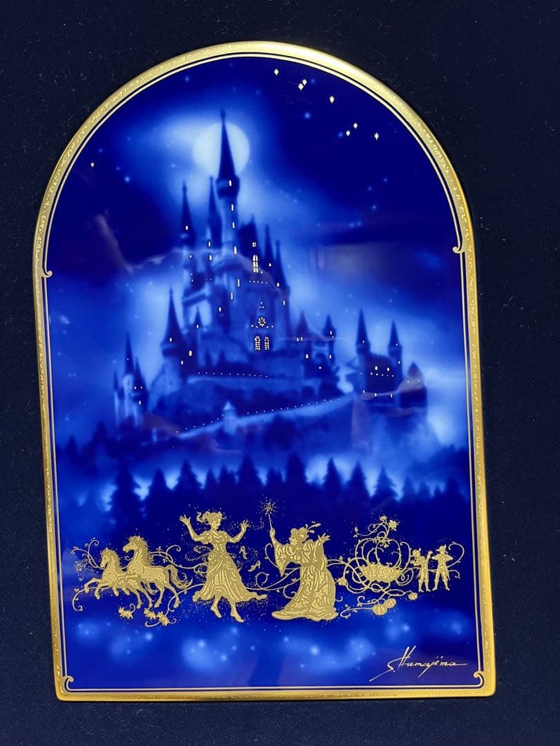 大倉陶園　陶板　シンデレラマジック　陶額