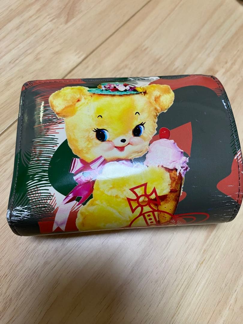 ヴィヴィアンウエストウッド　クリーピーベア　二つ折り財布　ウォレット　熊