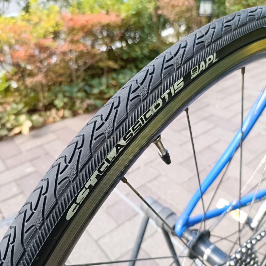 GIOS FURBO ロードバイク (540mm/タイヤ新品) クロモリ