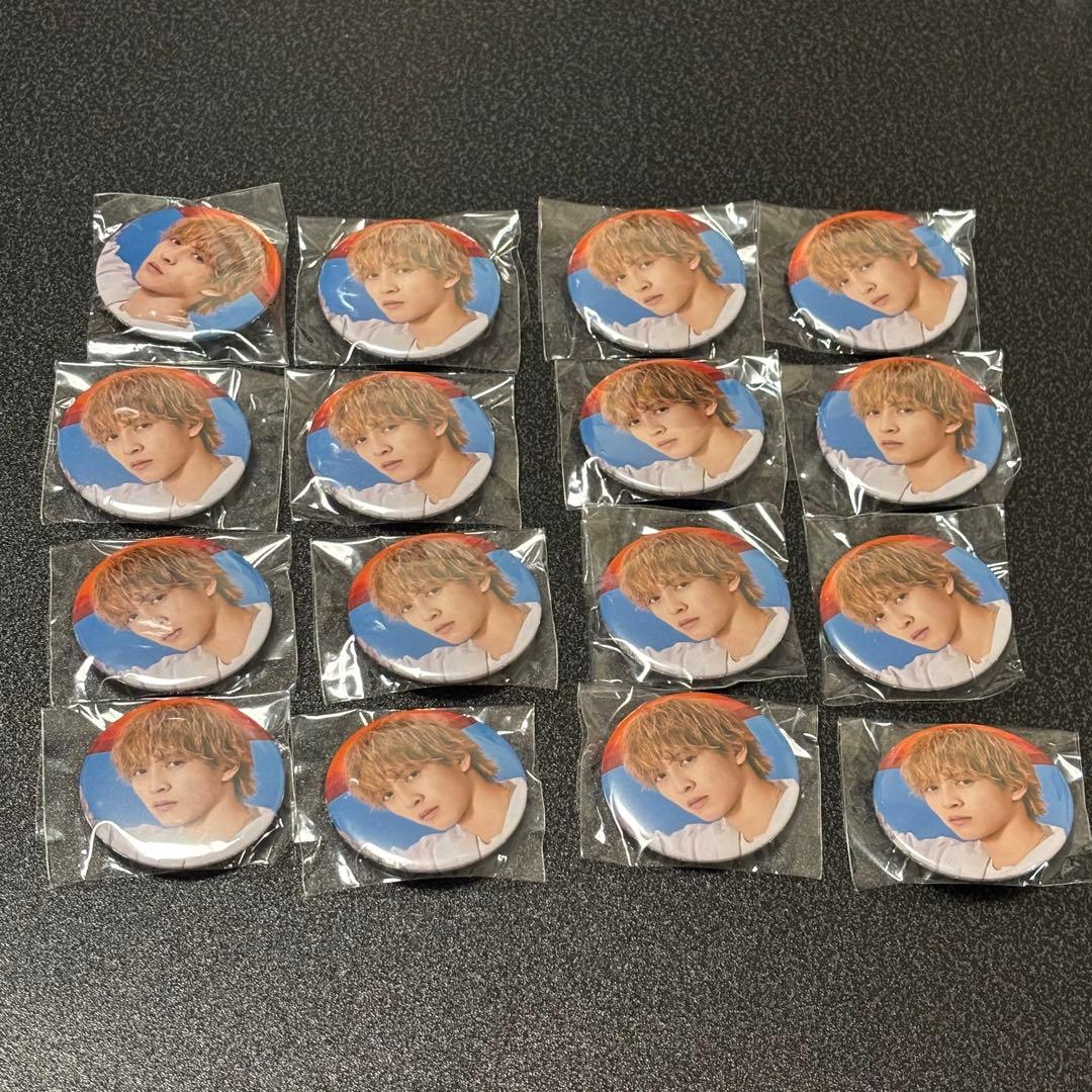 M!LK 吉田仁人 ブルーシャワー缶バッジ