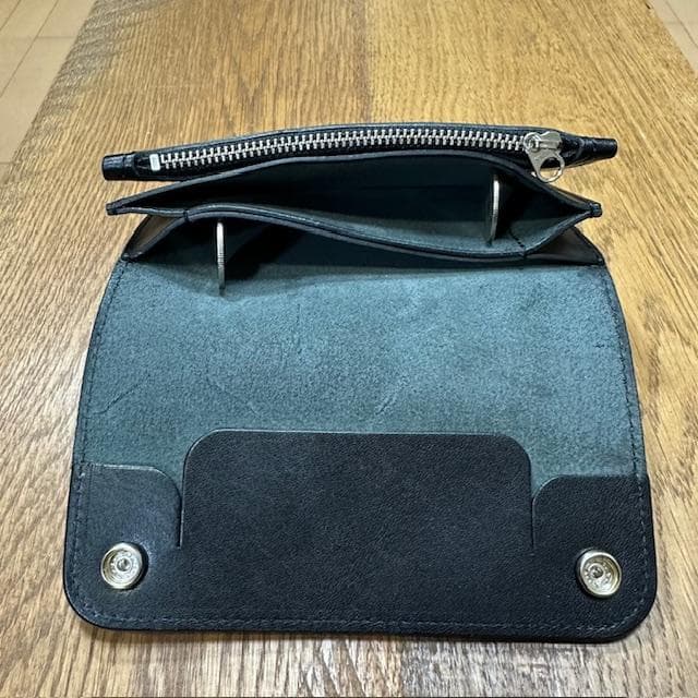 t　シルバー　トラッカーウォレット　ミドルとロングの合計2点