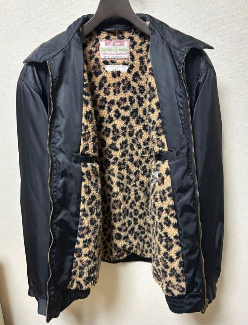 WACKO MARIA × McGREGOR ナイロンアンチフリーズ レオパード