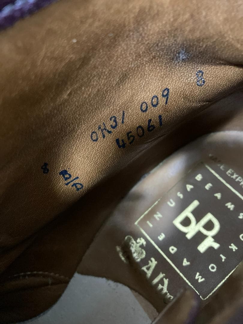 ALDEN オールデン　45061　バーガンディコードバン ブーツ 8D