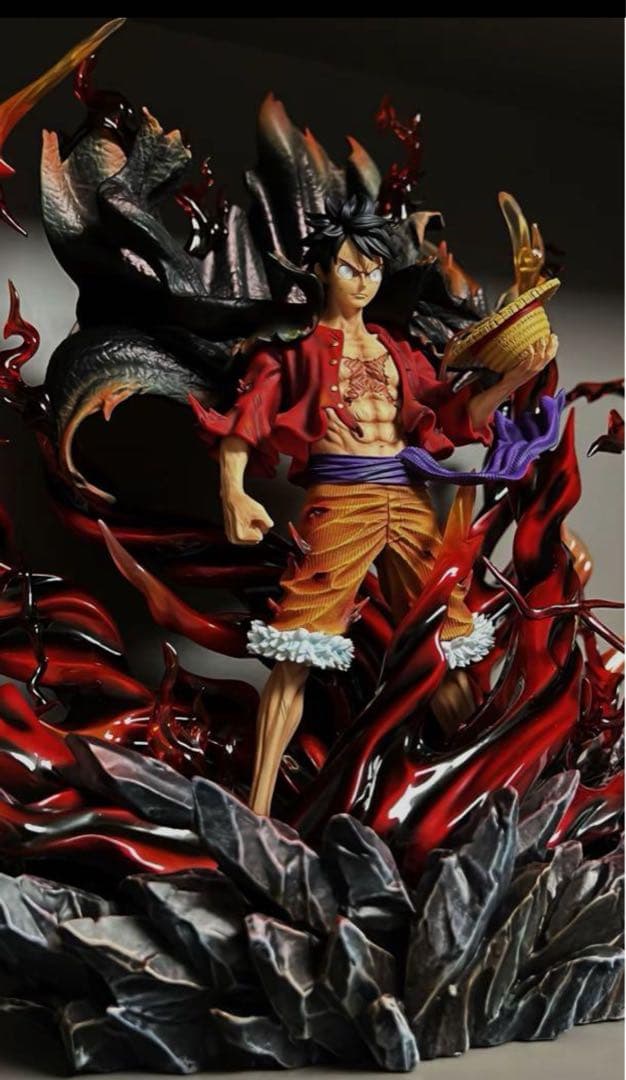 ワンピース ルフィ【覇王色覇気】 ガレージキット フィギュア POP1/8サイズ