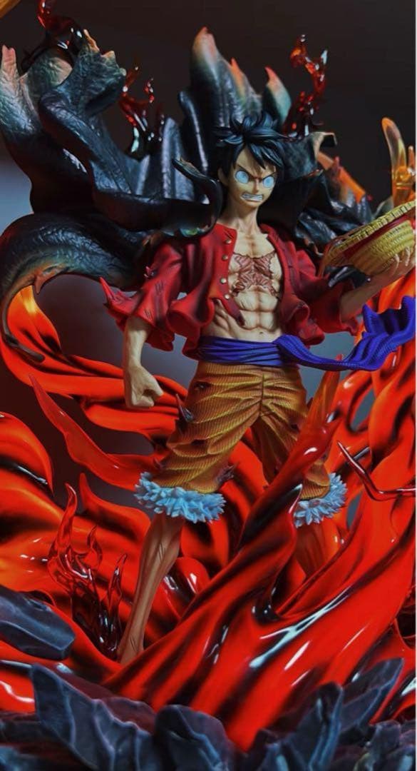 ワンピース ルフィ【覇王色覇気】 ガレージキット フィギュア POP1/8サイズ