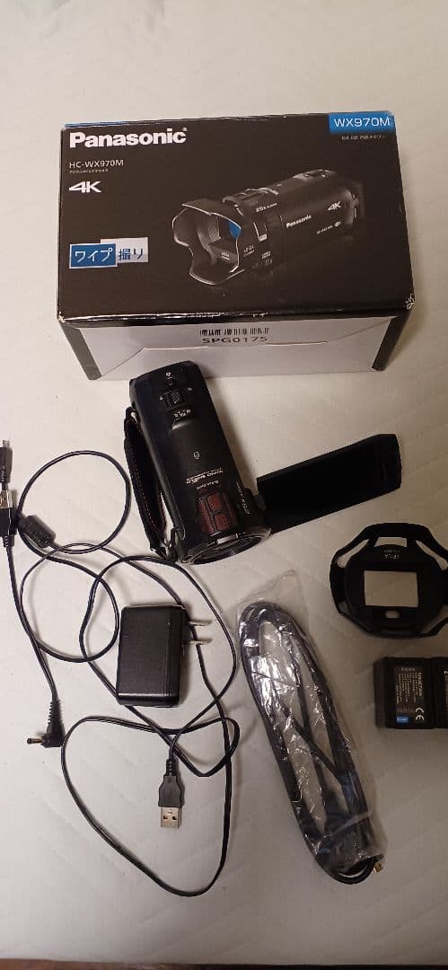 【説明書無】Panasonic HC-WX970M 4Kビデオカメラ本体