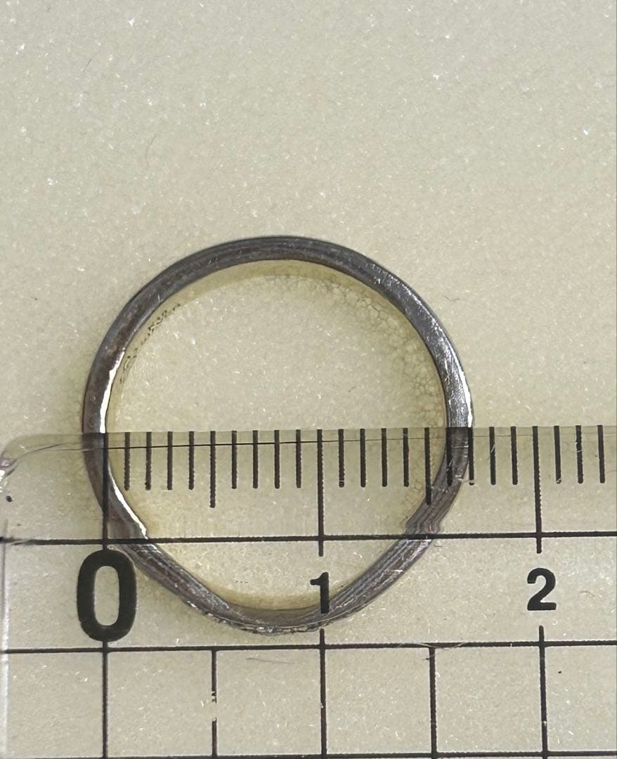 Mmm【杢目金屋】K18/SV結婚指輪 ダイヤモンドリング9号 レディース