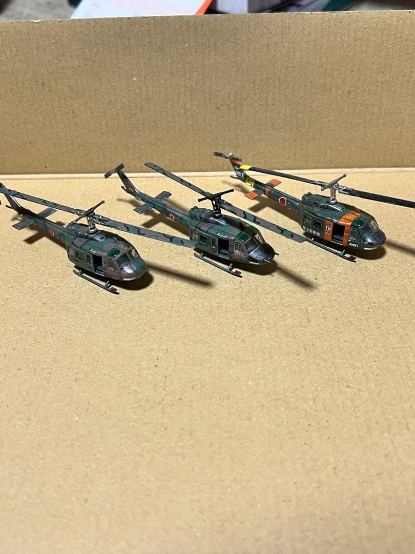 エフトイズ　陸上自衛隊　UH-1J 完成品 3機セット