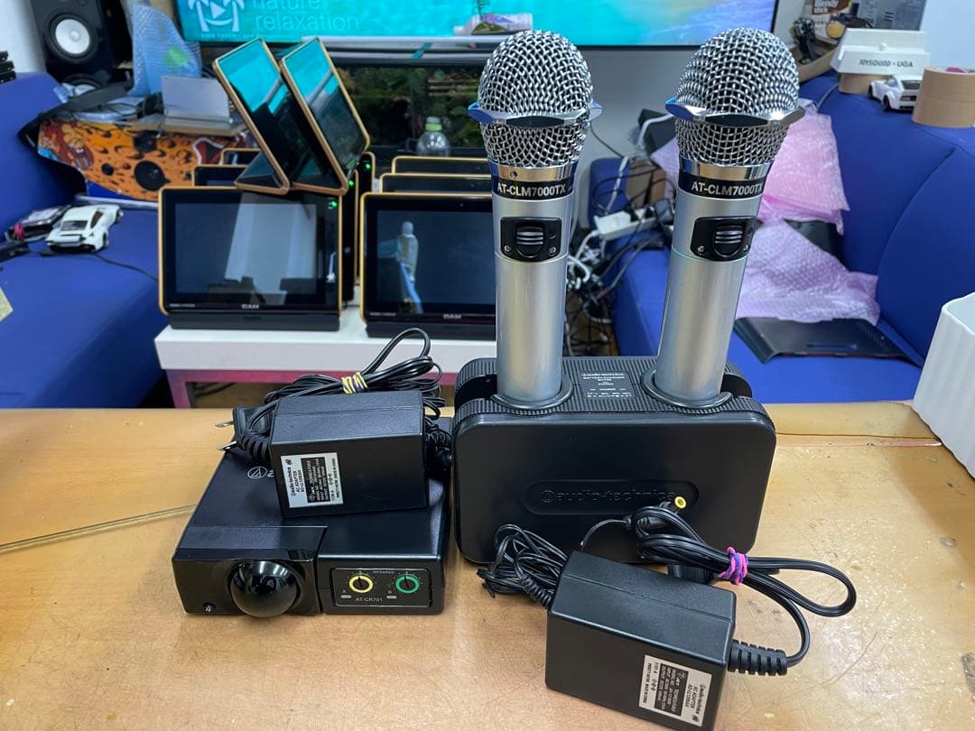 オーディオテクニカ赤外線マイクセット CR701+CLM7000シルバー