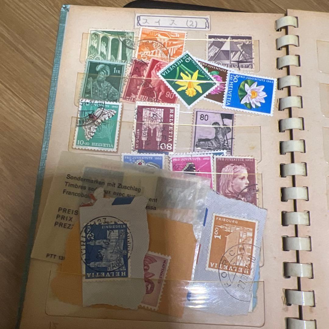 ケ*ジ様 【レア物あり】外国切手 使用済切手 コレクション アルバム