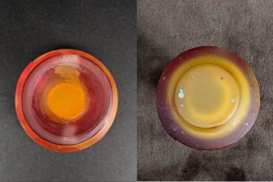 ◆スターガレ ミニアチュール花瓶/多層被せガラスカメオ彫りEmile Galle