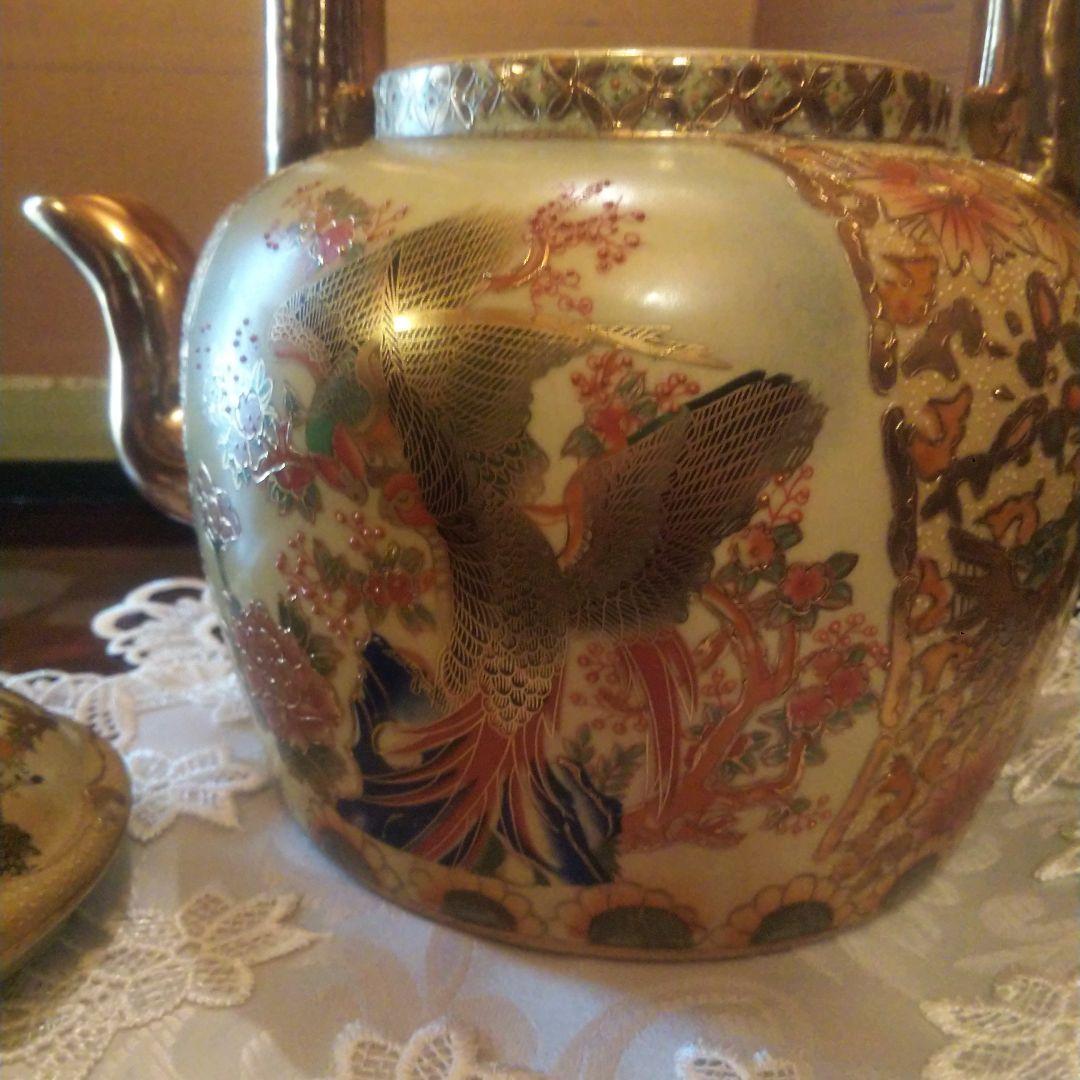 超巨大 薩摩焼 やかん？急須？ 置物 飾り 水入ります レア 珍品