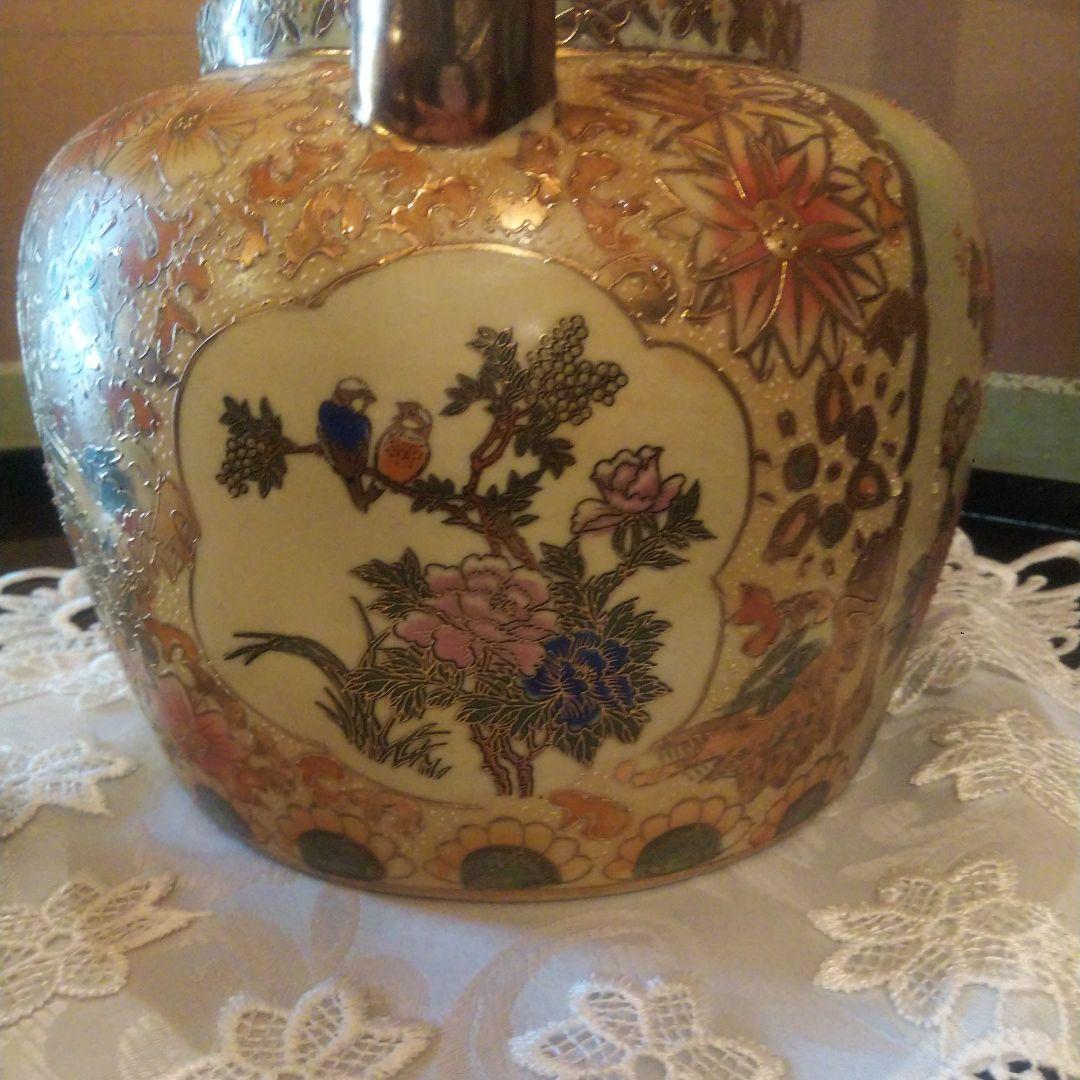 超巨大 薩摩焼 やかん？急須？ 置物 飾り 水入ります レア 珍品