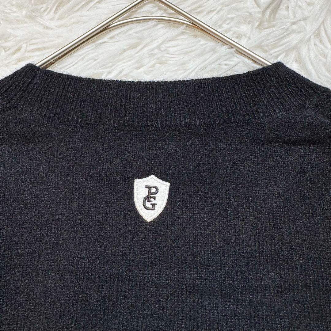 のんたろう様未使用級 パーリーゲイツ カシミヤ100% ニット セーター ロゴ刺