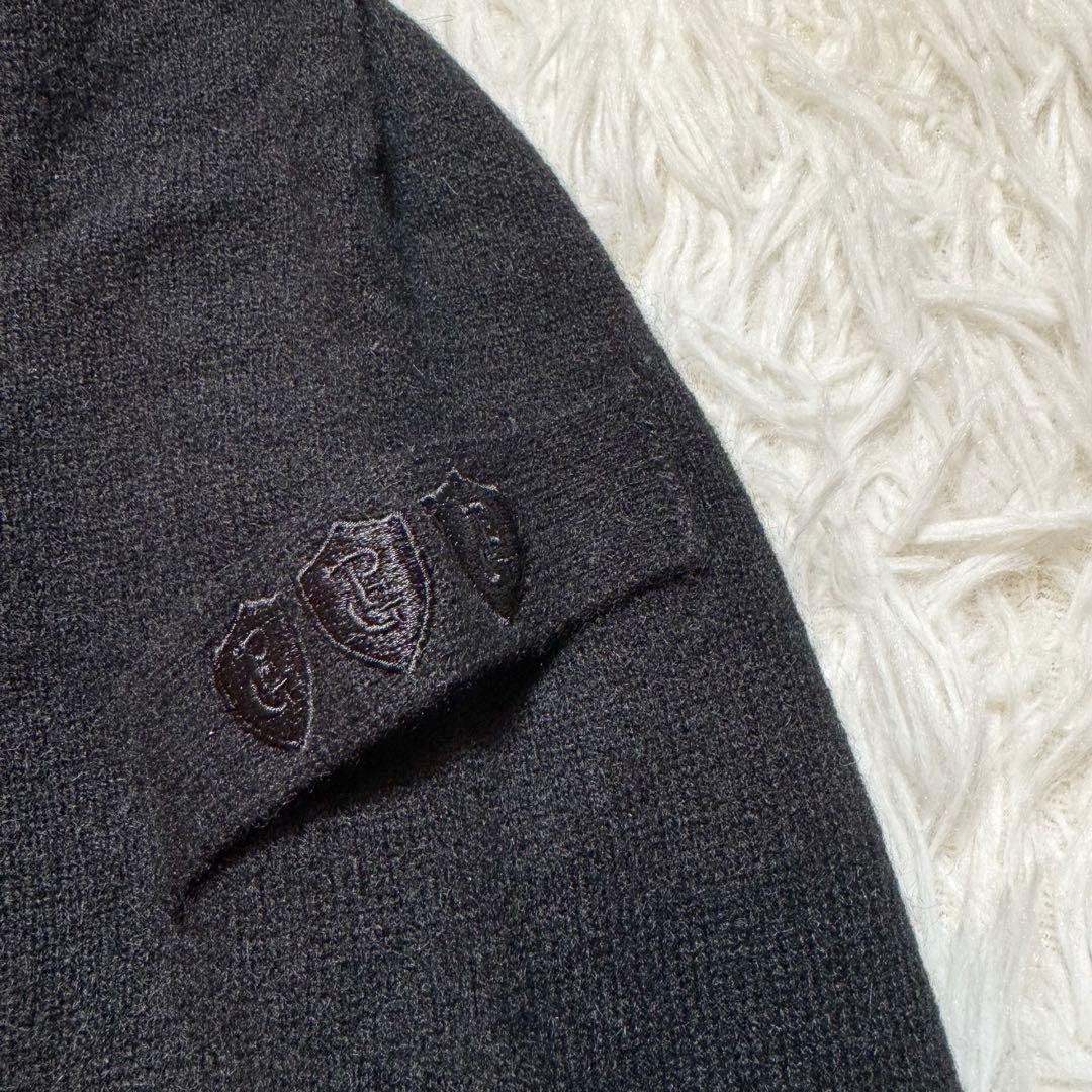 のんたろう様未使用級 パーリーゲイツ カシミヤ100% ニット セーター ロゴ刺