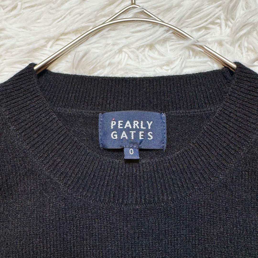 のんたろう様未使用級 パーリーゲイツ カシミヤ100% ニット セーター ロゴ刺