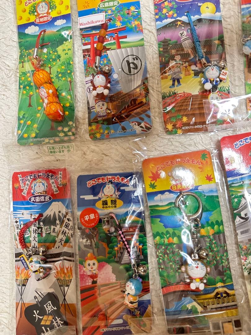 どこでもドラえもん ご当地 ストラップ18個