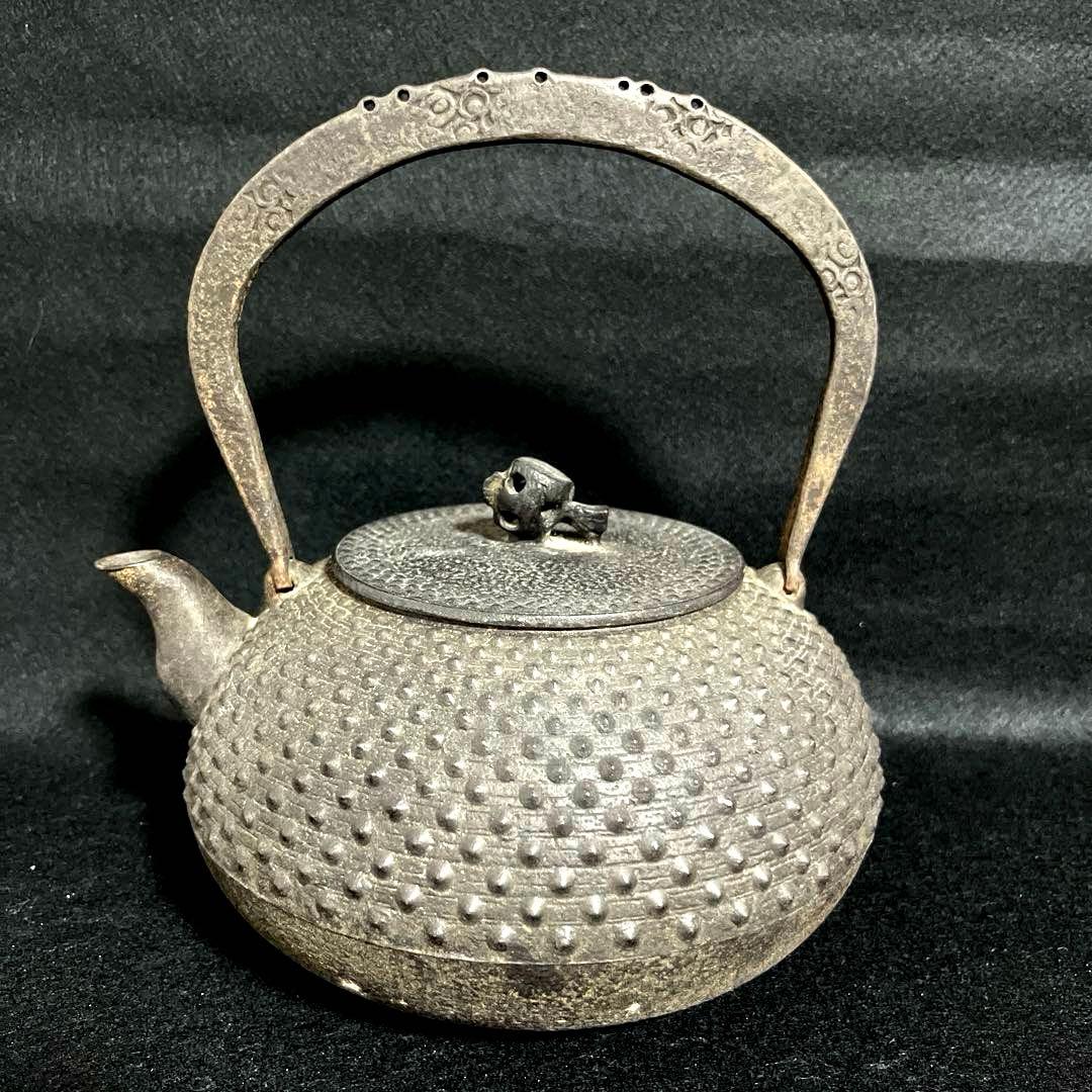 【F】南部鉄瓶　茶道　道具