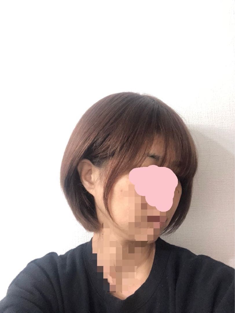 人毛100% ショートボブ ブラウン 未使用