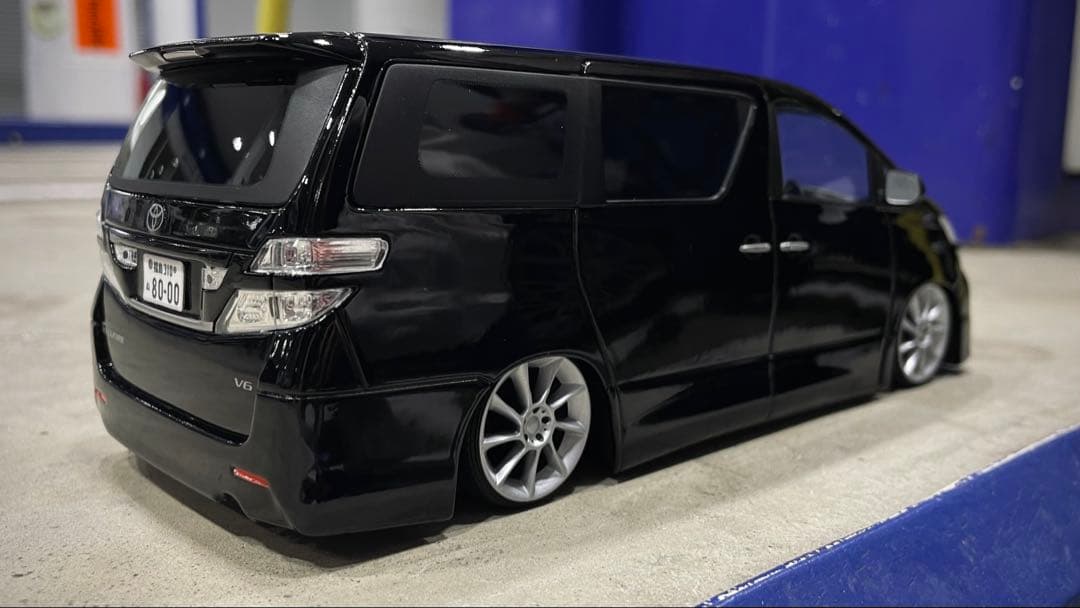 カラーサンプル　202ブラック　1/24 20ヴェルファイア　カスタム品