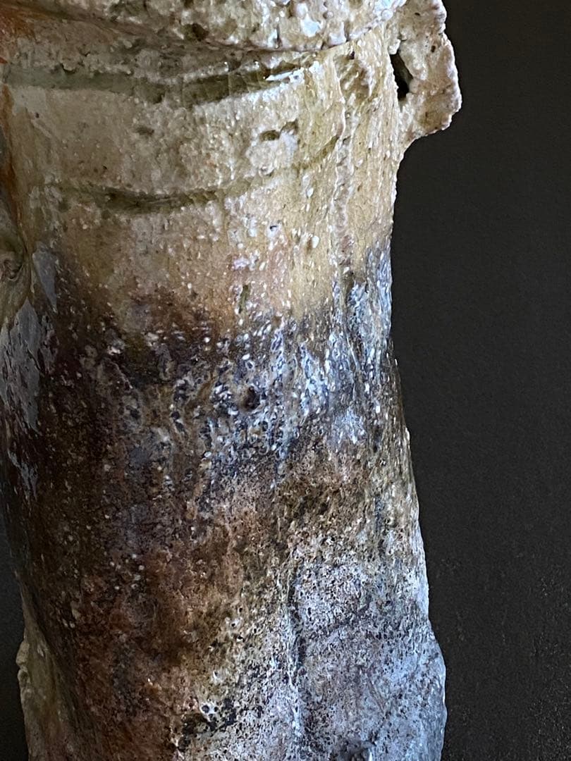 信楽焼　花瓶　花器　花入　井村侊生　N12