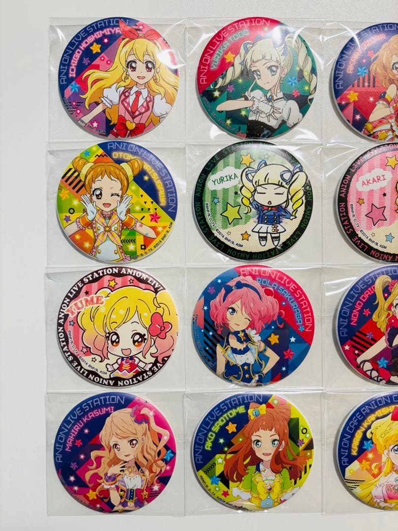 アイカツ アニON マグバッジ マグネット 缶バッジ