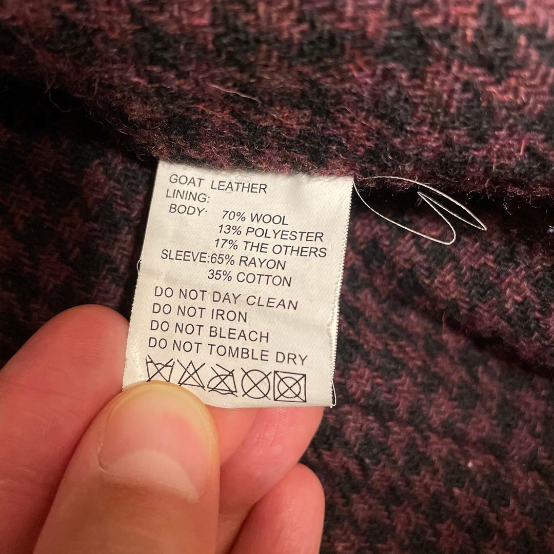 WESTRIDE ウエストライド　ゴートスキン　シングルライダース　36