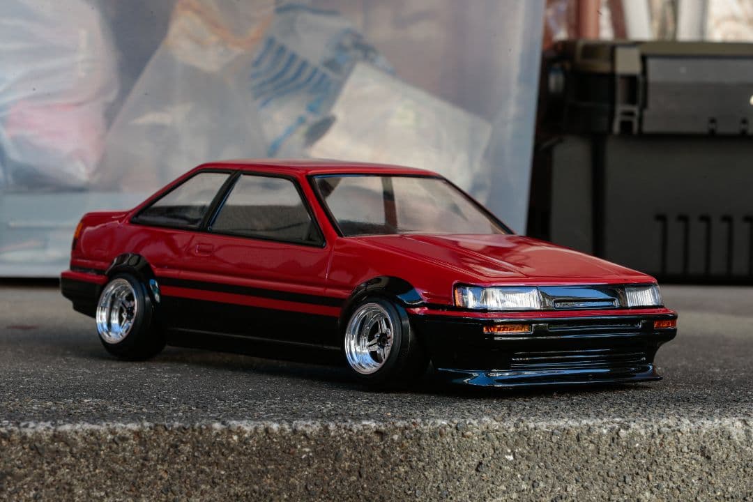 パンドラRC トヨタ AE86 2ドア レビン 塗装済み