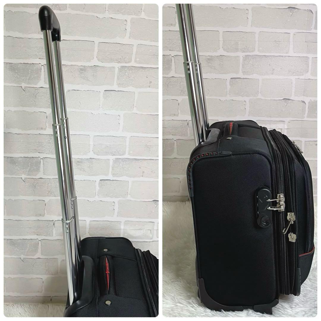 美品 サムソナイト 2WAY ビジネスキャリーケース 機内持込可能 出張