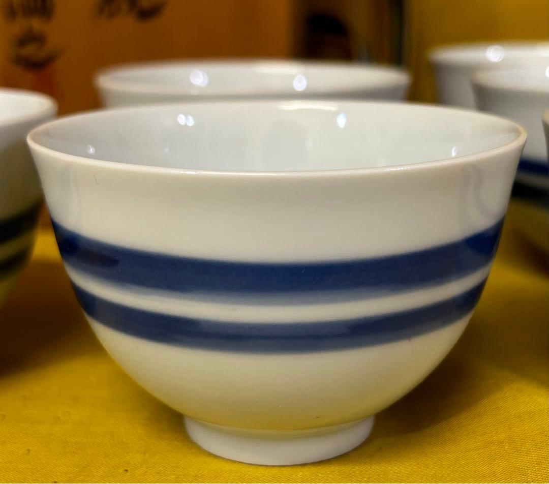 川瀬満之 作 染付汲出椀/湯呑み茶碗 未使用品