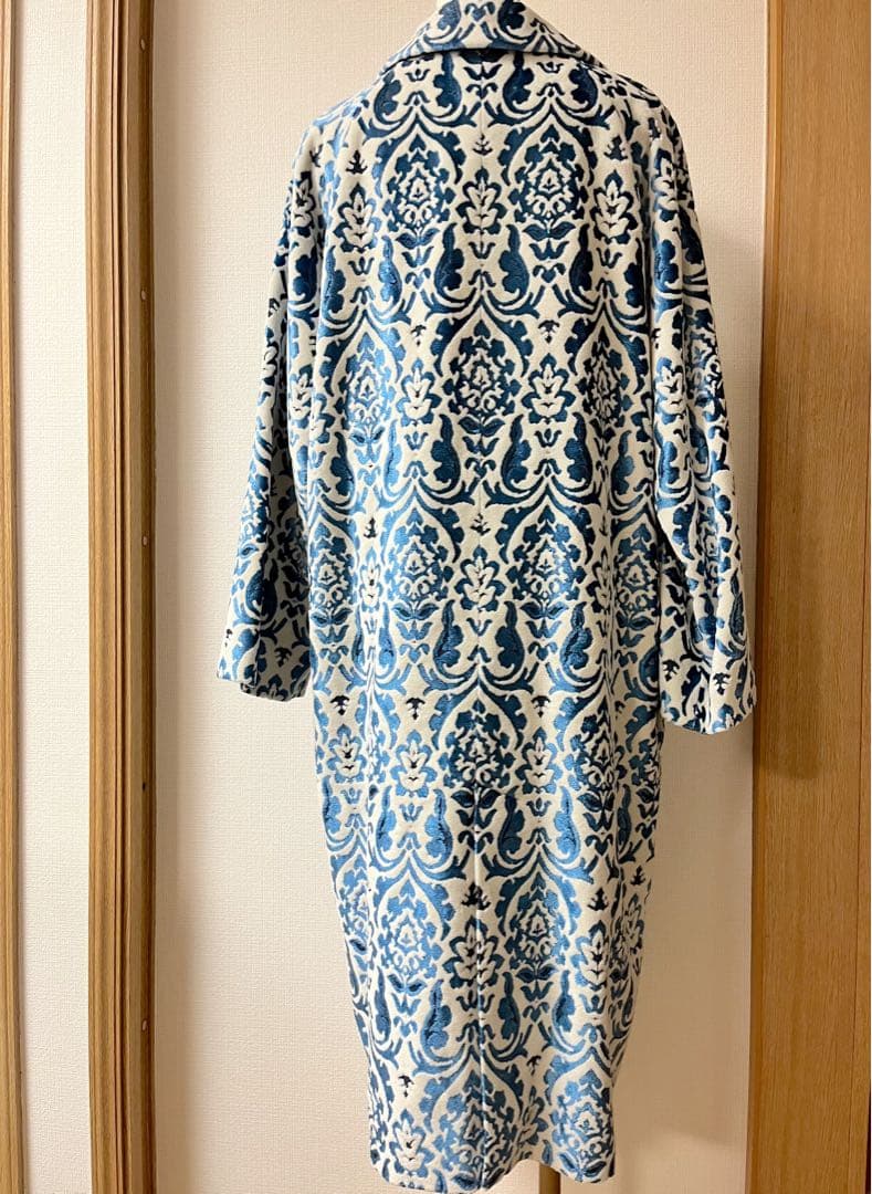 未使用◇Banner Barrett◇ジャガードコート◇ブルー◇定価74800円