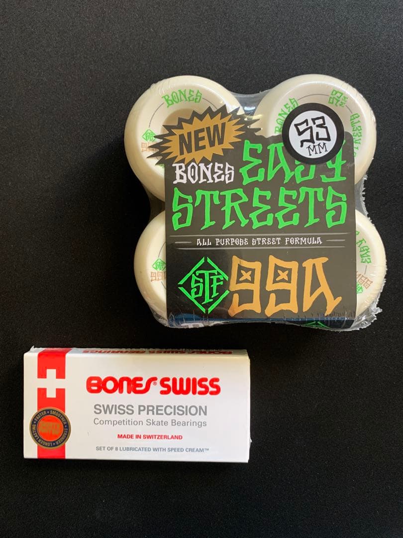 BONES SWISS ベアリング & STF 53mm トラック　セット
