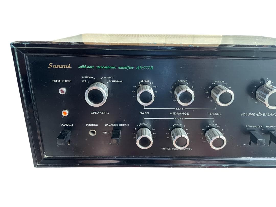 名機！SANSUI AU-777D プリメインアンプ 動作品